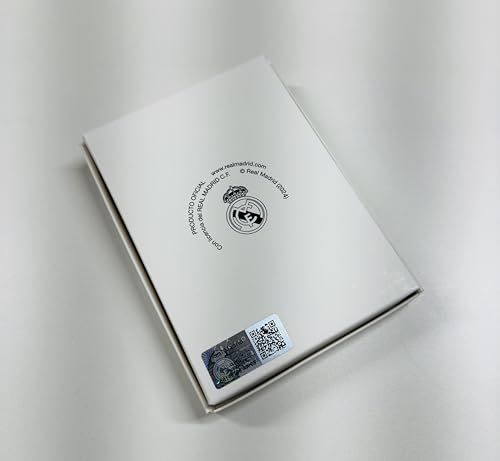 👝 Cartera Real Madrid Oficial Piel 100% con Protección RFID | Marrón Clásico