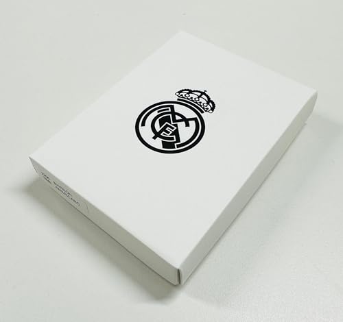 👝 Cartera Real Madrid Oficial Piel 100% con Protección RFID | Marrón Clásico