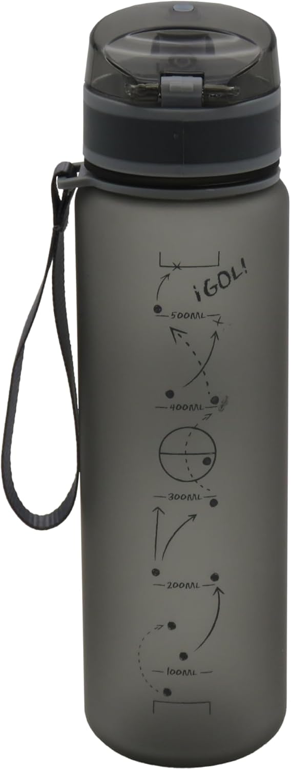 🥶 Botella Real Madrid Oficial Negra 500ml | CYPBRANDS ⚪⚫